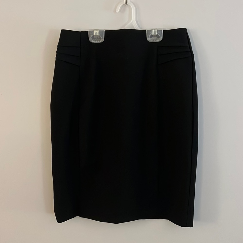 Black pencil skirt
